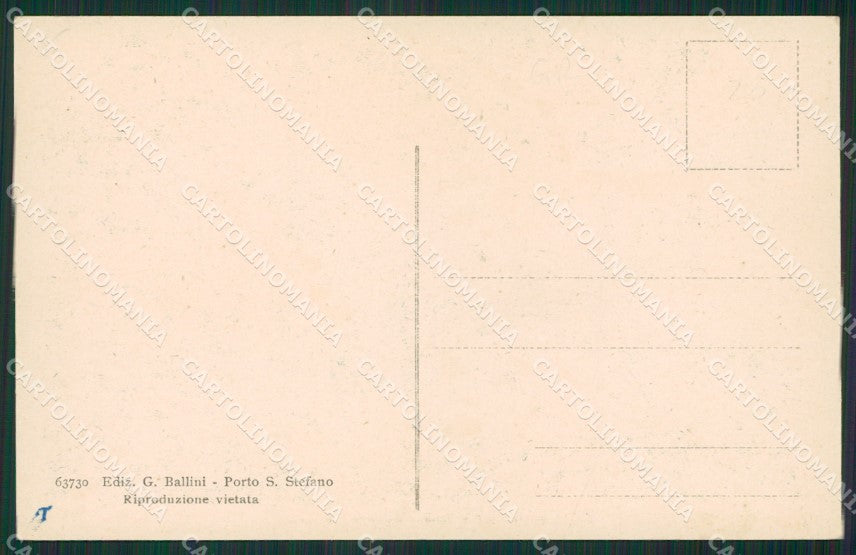 Grosseto Porto Santo Stefano cartolina KV1672 – retro