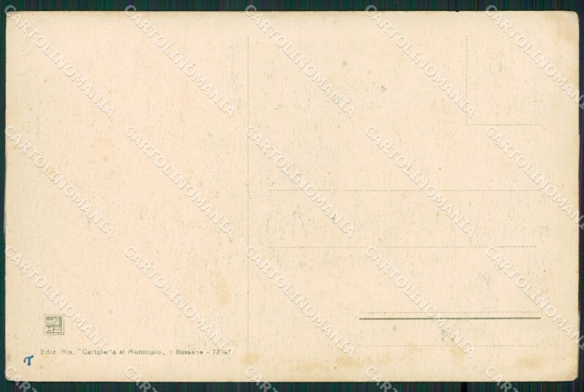 Viterbo Bassano cartolina KV1673 – retro