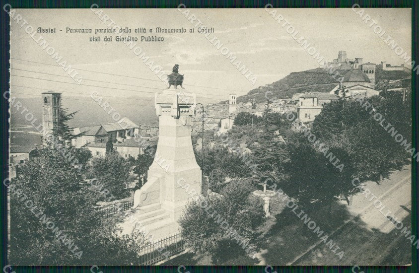 Perugia Assisi PIEGA cartolina KV1677 – fronte
