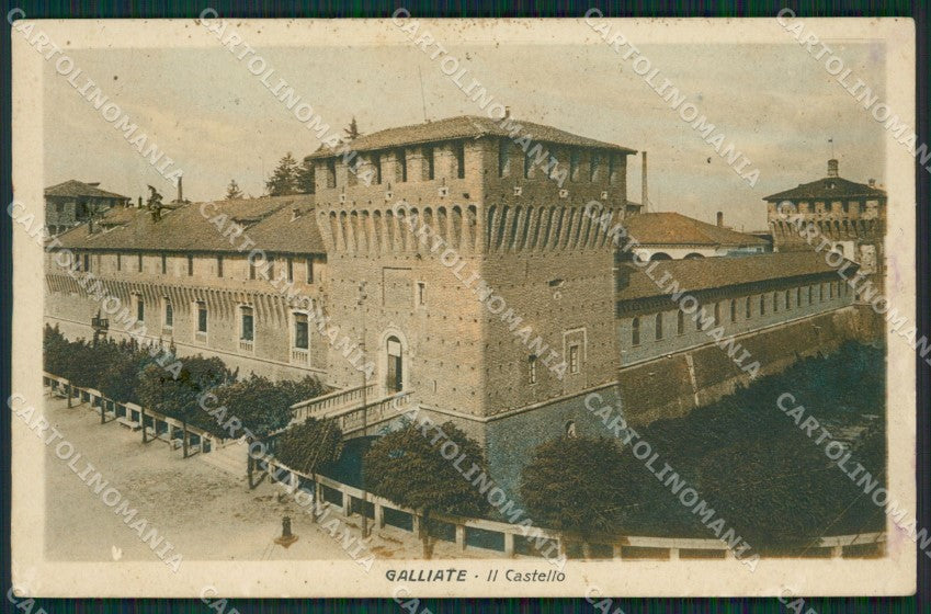 Novara Galliate SCOLLATA ABRASA cartolina KV1679 – fronte