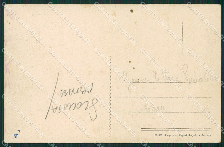 Novara Galliate SCOLLATA ABRASA cartolina KV1679 – retro