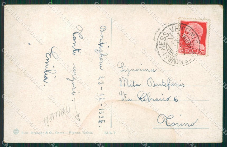 Imperia Bordighera MACCHIA cartolina KV1688 – retro