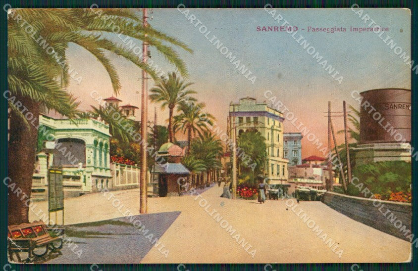 Imperia Sanremo PIEGHINA cartolina KV1689 – fronte