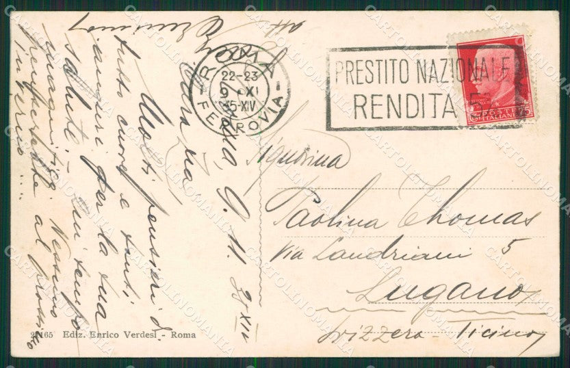 Roma Città cartolina KV1691 – retro