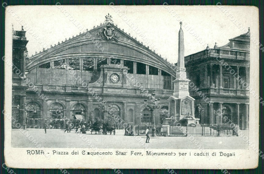 Roma Città Stazione cartolina KV1696 – fronte