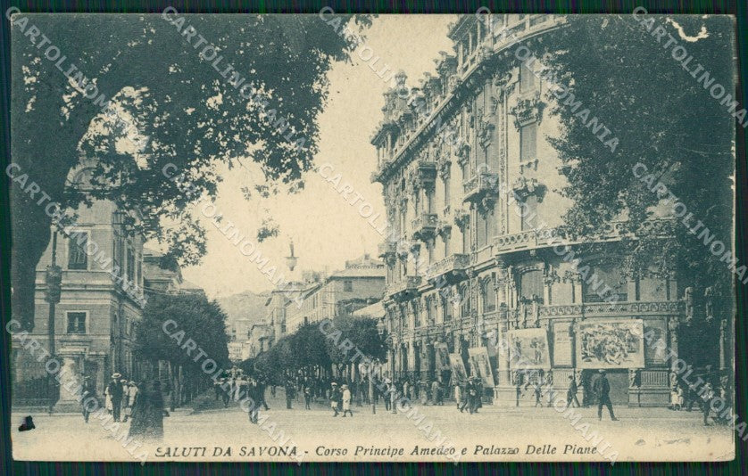 Savona Città ABRASA cartolina KV1702 – fronte