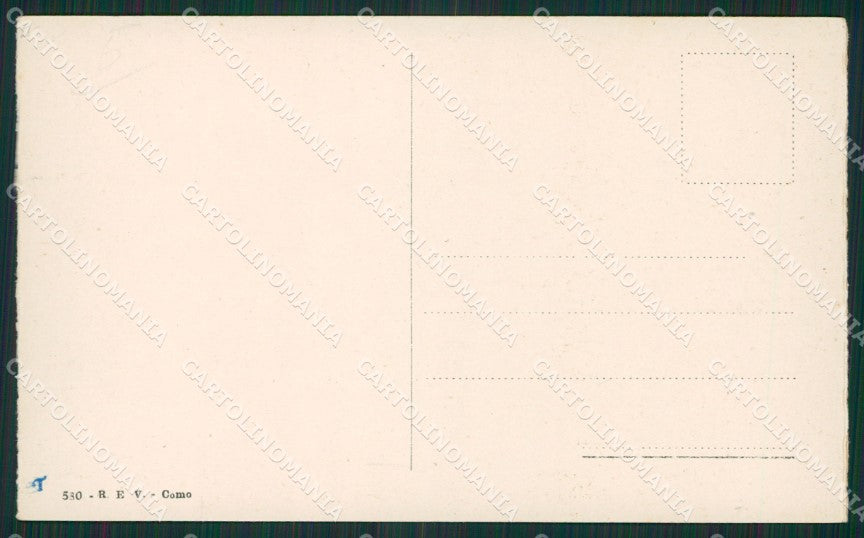 Como Brunate cartolina KV1711 – retro