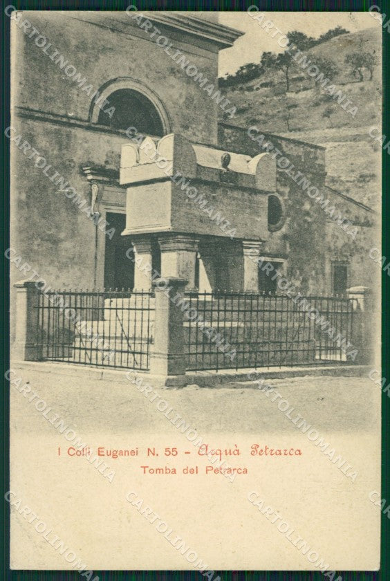 Padova Arquà Petrarca PIEGHE cartolina KV1718 – fronte
