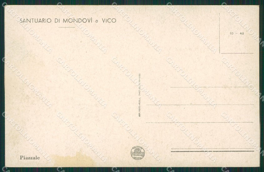 Cuneo Vicoforte cartolina KV1740 – retro