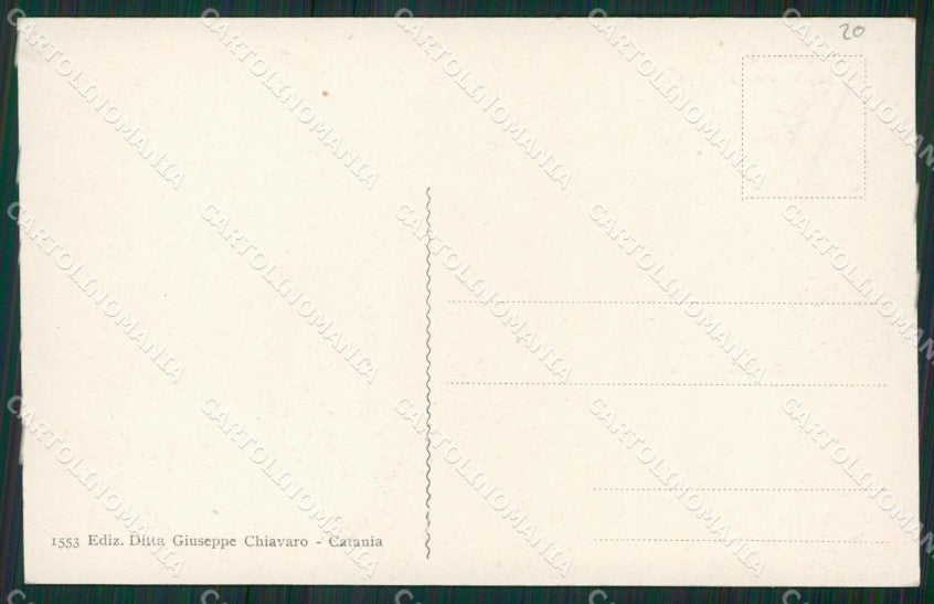 Catania Città cartolina KV1750 – retro
