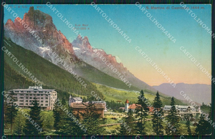 Trento Siror San Martino di Castrozza cartolina KV1756 – fronte