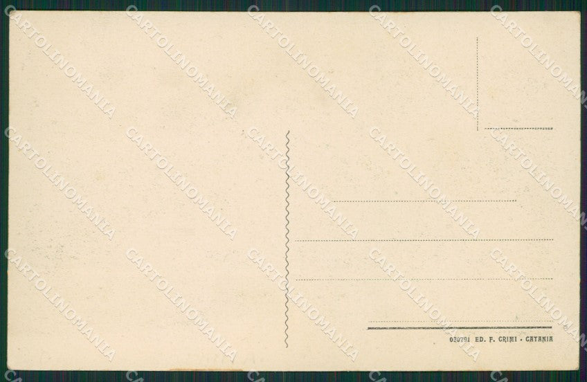 Catania Città cartolina KV1758 – retro