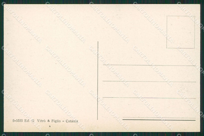 Catania Città cartolina KV1761 – retro