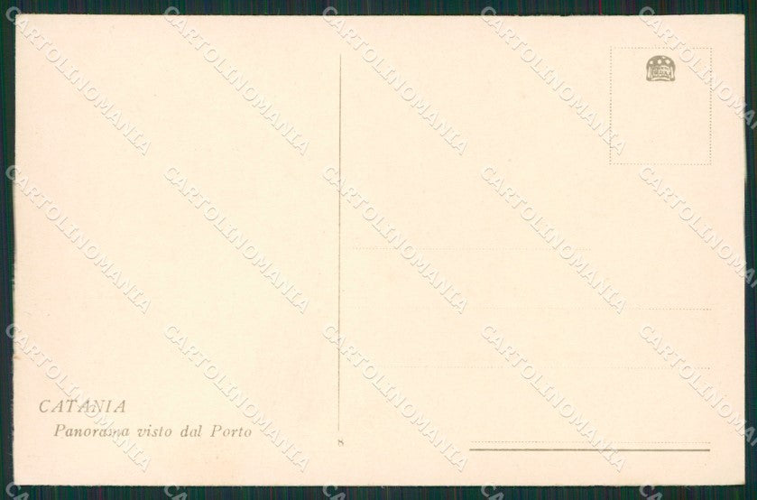 Catania Città cartolina KV1762 – retro