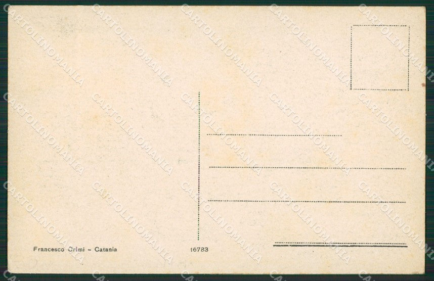 Catania Città cartolina KV1763 – retro