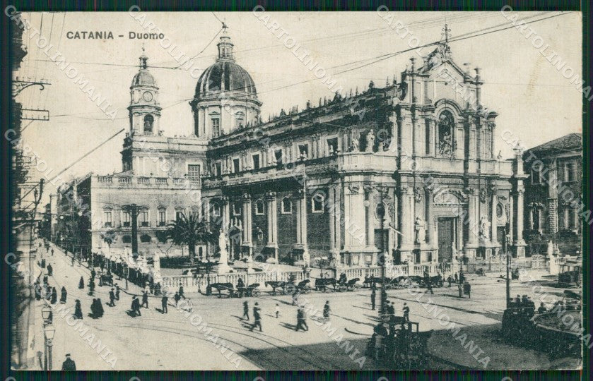 Catania Città PIEGHINA cartolina KV1765 – fronte