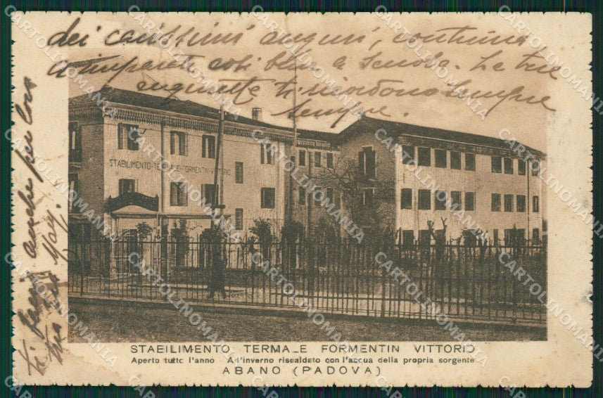 Padova Abano Terme cartolina KV1770 – fronte