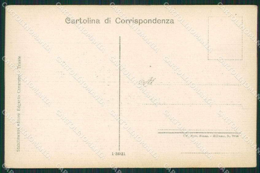 Trieste Città cartolina KV1774 – retro