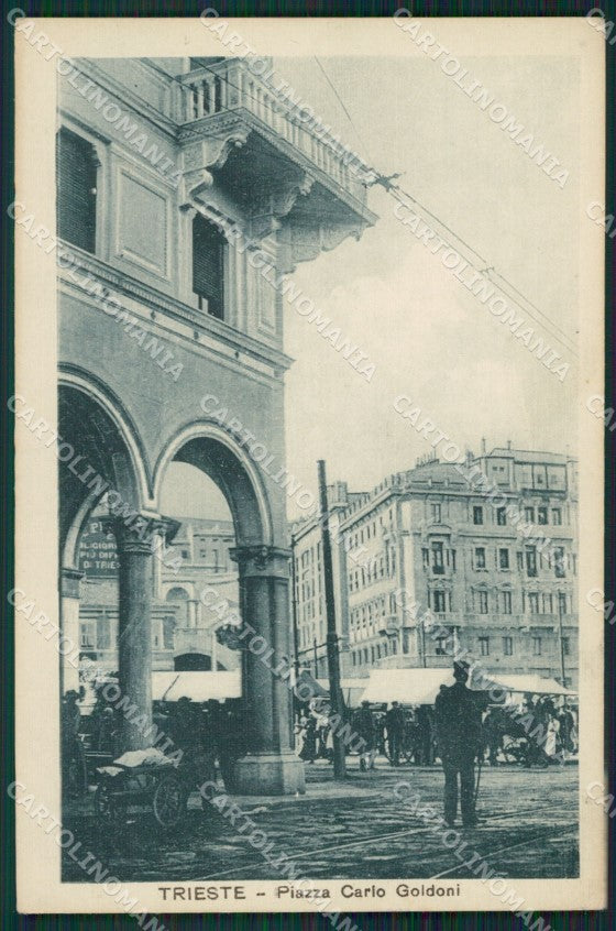 Trieste Città Mercato cartolina KV1778 – fronte