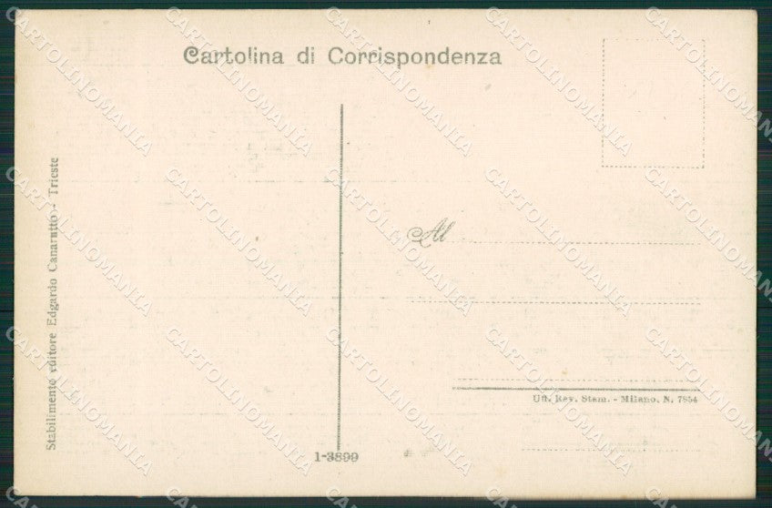 Trieste Città Mercato cartolina KV1778 – retro