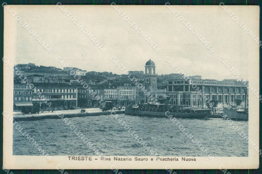Trieste Città Battello cartolina KV1779 – fronte
