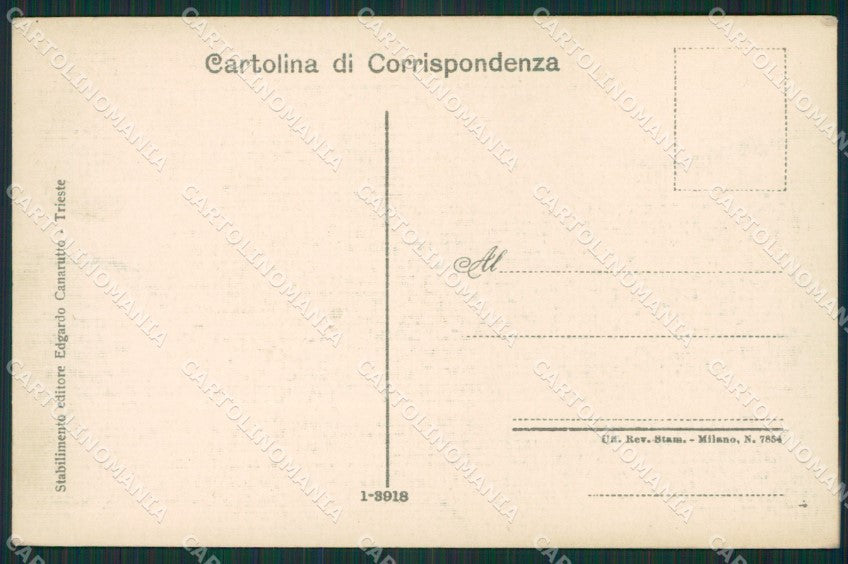 Trieste Città Battello cartolina KV1779 – retro