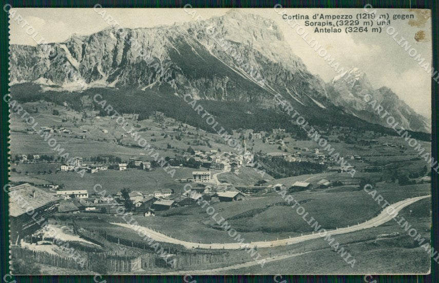 Belluno Cortina d'Ampezzo cartolina KV1781 – fronte