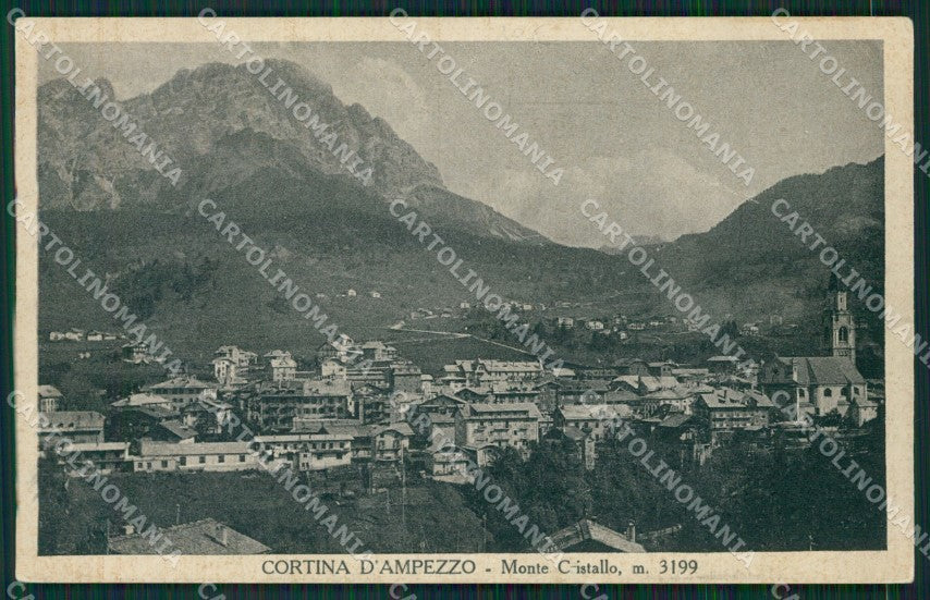 Belluno Cortina d'Ampezzo cartolina KV1787 – fronte