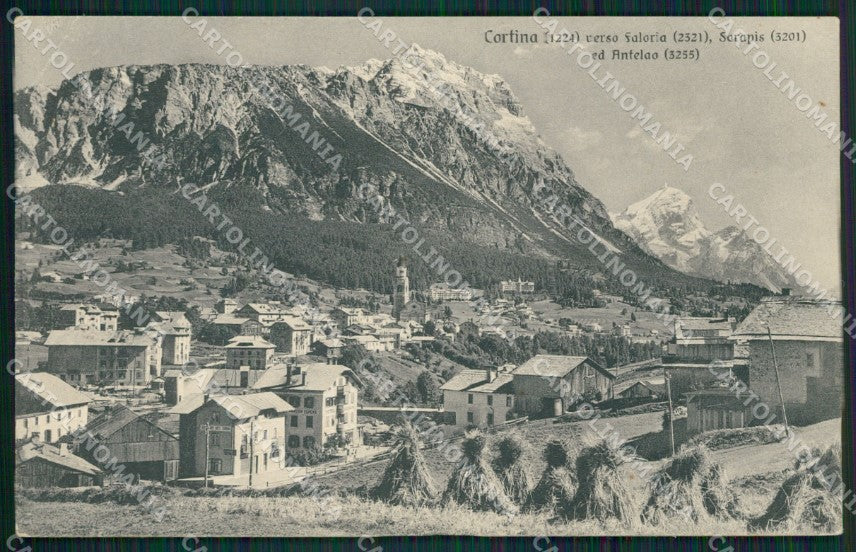 Belluno Cortina d'Ampezzo PIEGA cartolina KV1788 – fronte