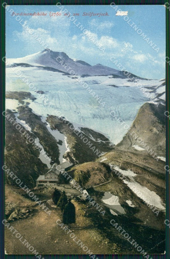 Bolzano Ferdinandshohe Stelvio PIEGA cartolina KV1789 – fronte