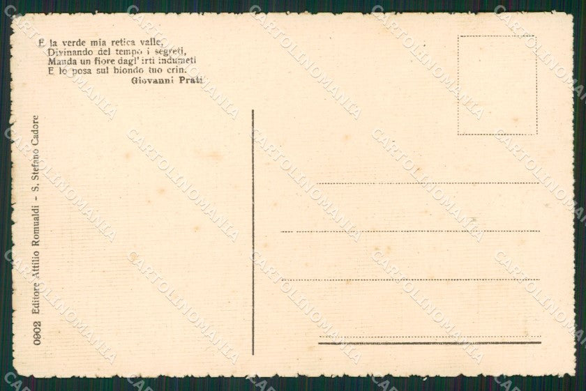 Belluno Cortina d'Ampezzo Prati cartolina KV1791 – retro