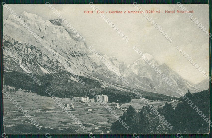 Belluno Cortina d'Ampezzo cartolina KV1793 – fronte
