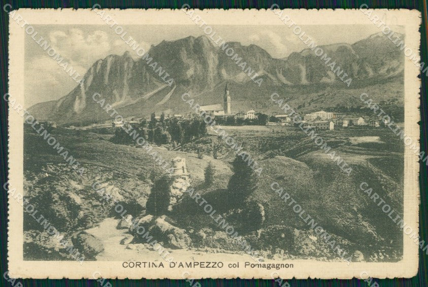 Belluno Cortina d'Ampezzo Maffei cartolina KV1794 – fronte