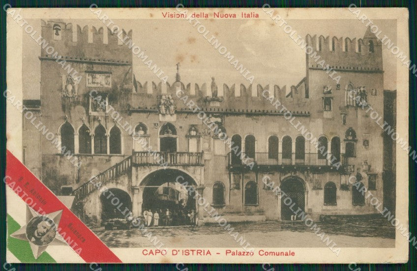 Croazia Pola Capodistria PIEGA cartolina KV1799 – fronte