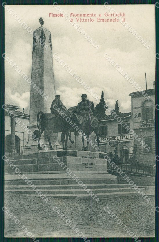Firenze Fiesole Garibaldi cartolina KV1800 – fronte