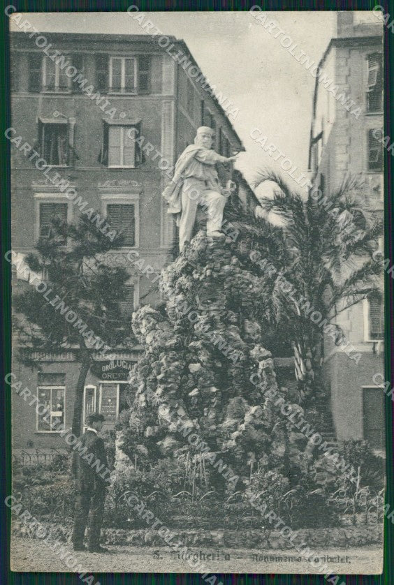 Genova Santa Margherita Garibaldi ABRASA cartolina KV1801 – fronte