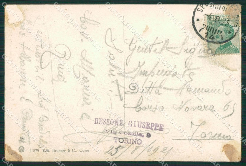 Genova Santa Margherita Garibaldi ABRASA cartolina KV1801 – retro