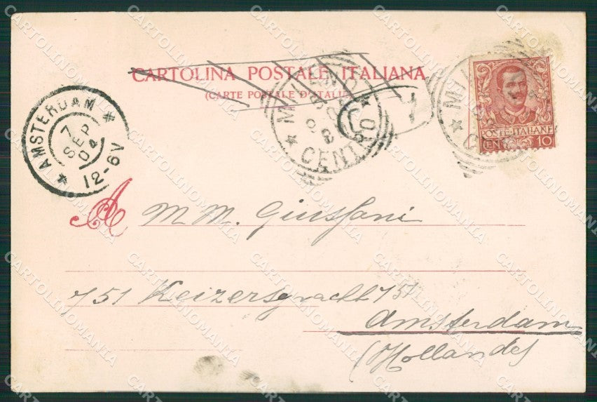 Lecco Città cartolina KV1808 – retro