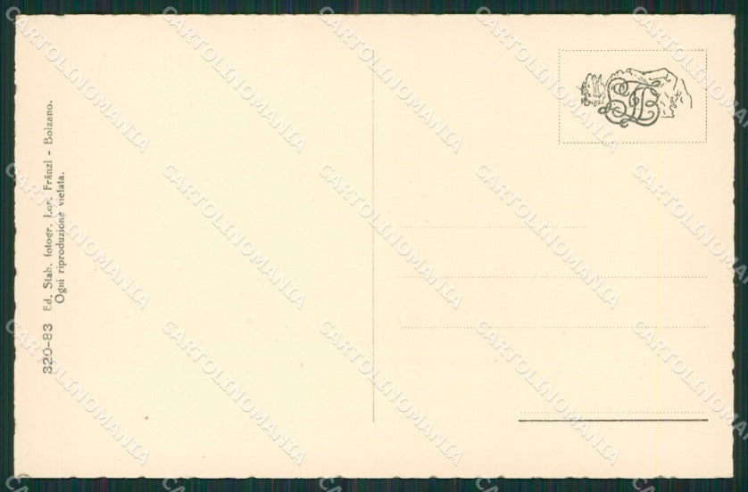 Bolzano Rifugio Città di Milano cartolina KV1816 – retro