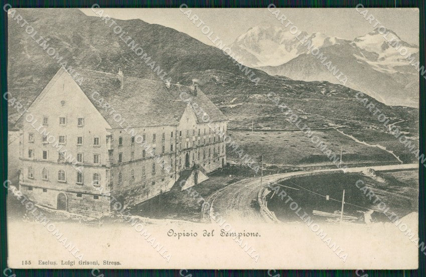 Verbania Trasquera Ospizio del Sempione cartolina KV1819 – fronte