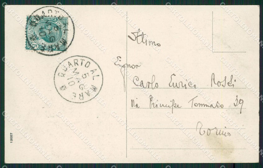 Napoli Quarto Garibaldi cartolina KV1827 – retro