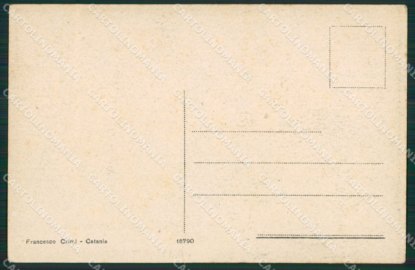 Catania Città cartolina KV1831 – retro
