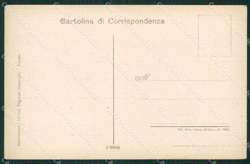 Trieste Città cartolina KV1832 – retro