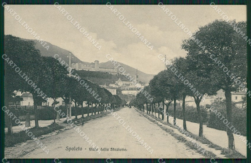 Perugia Spoleto cartolina KV1837 – fronte