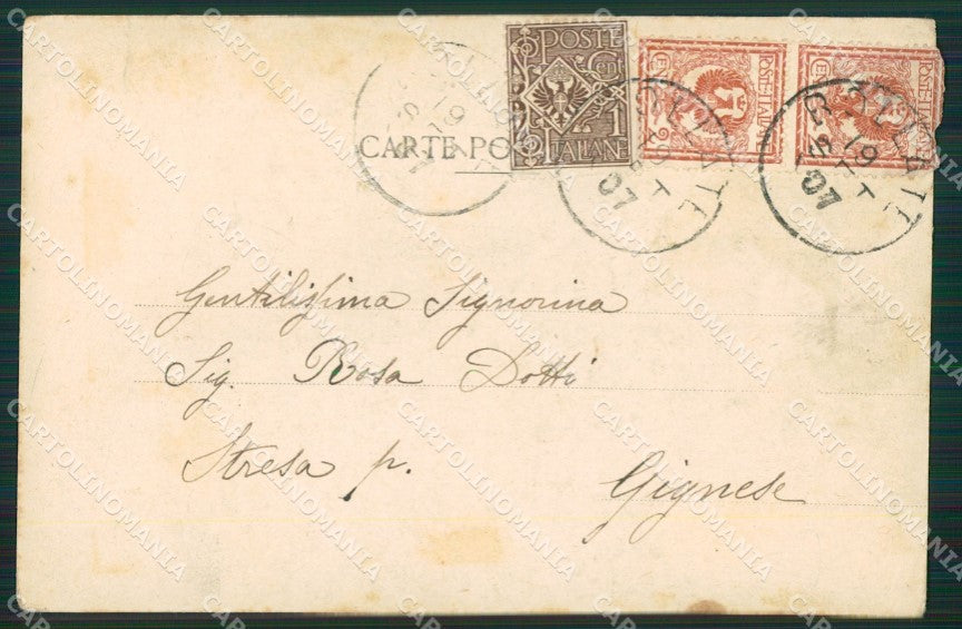 Milano Bollate cartolina KV1858 – retro