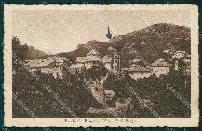 Savona Finale Ligure Borgo cartolina KV1863 – fronte