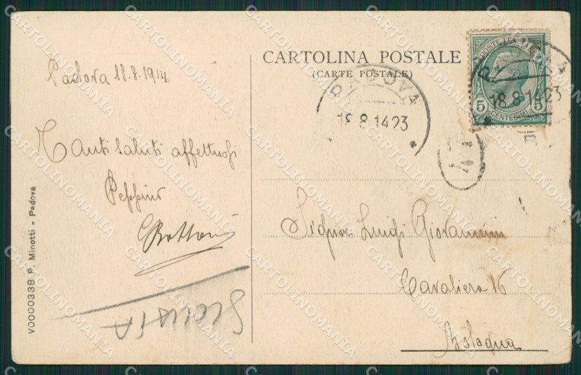Padova Città SCOLLATA cartolina KV1866 – retro