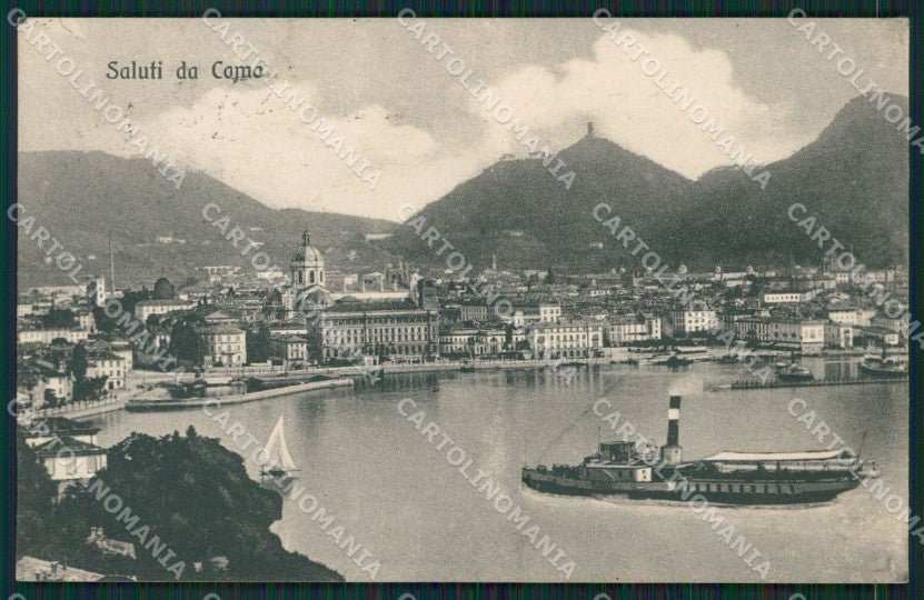 Como Città Battello cartolina KV1870 – fronte