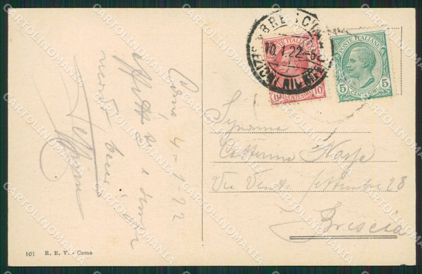 Como Città Battello cartolina KV1870 – retro