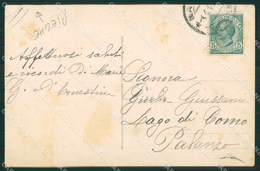 Napoli Città Alterocca 5632 PIEGHE cartolina KV1872 – retro